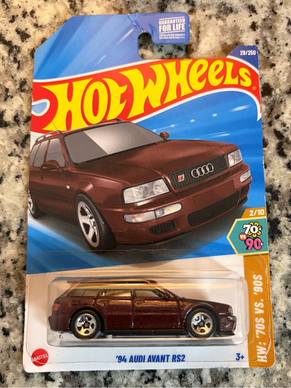 Hot Wheels '94 Audi Avant RS2 - Metallic Brown Kids Toy Car